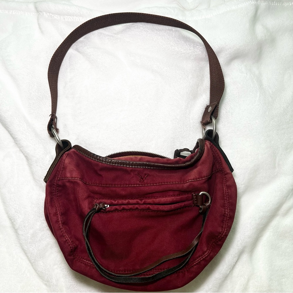 American Eagle Outfitters Maroon American Eagle Outfitters Small Shoulder Bag